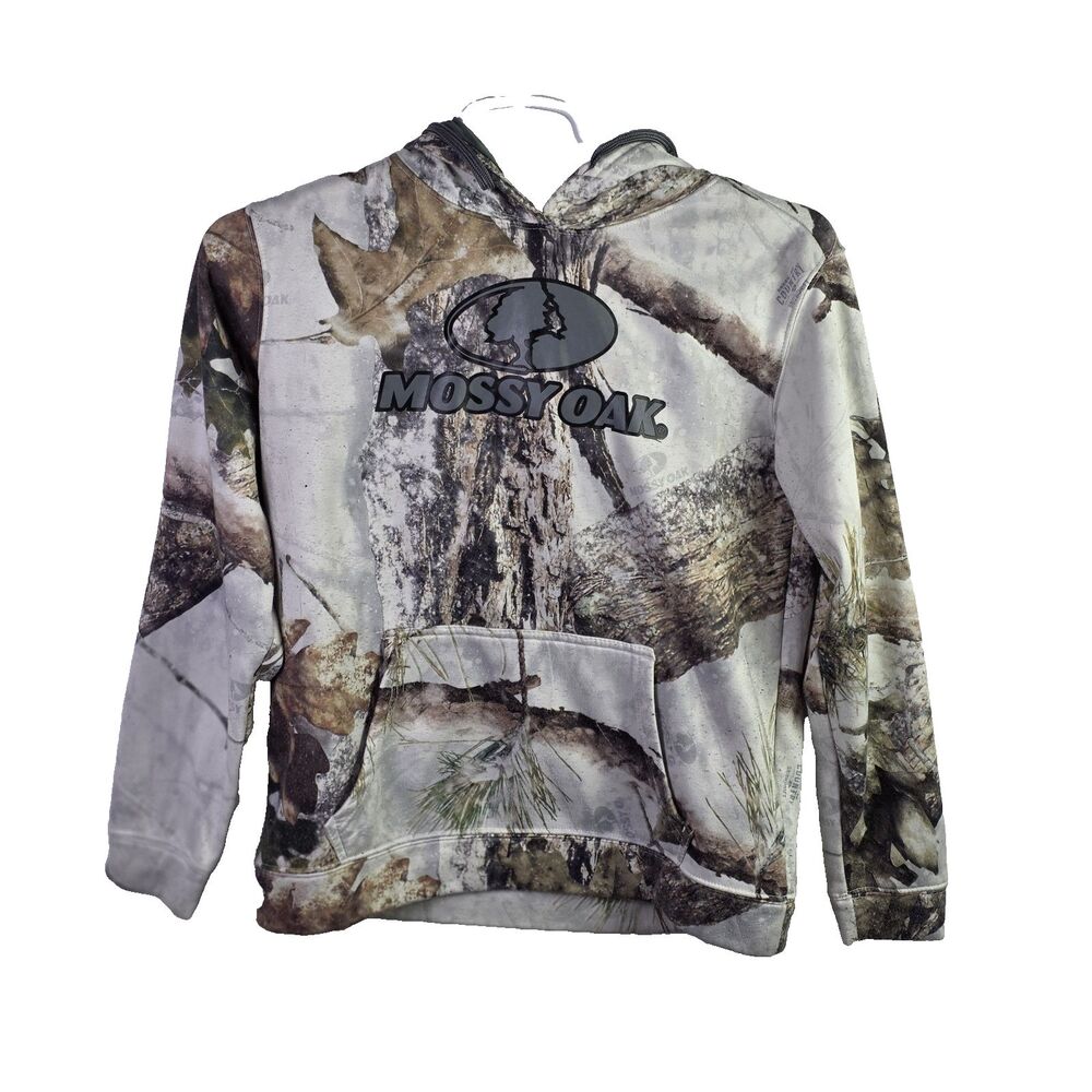 Mossy Oak Women's M (8-10) Country Snowdrift Hooded Sweatshirt